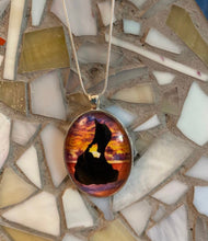 Load image into Gallery viewer, Handmade Stainless Steel Oval Block Island Necklace