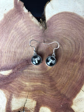 Load image into Gallery viewer, Marvel Inspired Venom Earrings with Sterling Silver Hooks