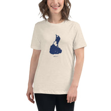 Load image into Gallery viewer, 8-bit Block Island #biri Retro Women's Relaxed T-Shirt
