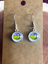 Load image into Gallery viewer, Ninja Turtles Inspired Earrings With Sterling Silver Hooks TMNT