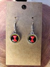 Load image into Gallery viewer, Marvel Inspired Black Widow Super Hero Earrings---4 Styles Available