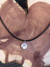 Load image into Gallery viewer, Studio Gibli Totoro inspired glass cabochon Necklace