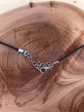 Load image into Gallery viewer, Small 12mm Marvel Inspired S.H.I.E.L.D Necklace on Adjustable Waxed Cord