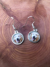 Load image into Gallery viewer, Golden Retriever Dog Breed Earrings Dangle/Drop or Stud 12mm