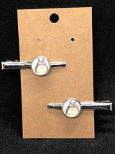 Load image into Gallery viewer, Studio Gibli Totoro Alligator Clip Barrette Bow Set Inspired Glass Cabochon