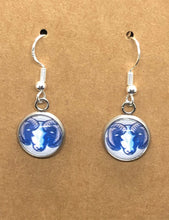 Load image into Gallery viewer, URI Rams Inspired 12mm Earrings Gift for Anyone, College, University Logo--4 Styles Available