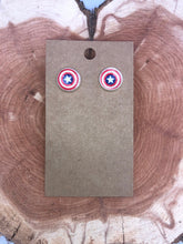 Load image into Gallery viewer, Set of Handmade Marvel Inspired Stainless Steel Stud Earrings Set of Set of 6 Pairs!