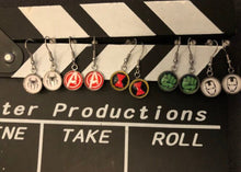 Load image into Gallery viewer, Handmade Marvel Inspired Stainless Steel Earrings—Choose Your character