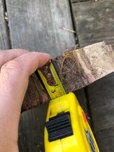 Load image into Gallery viewer, 7” SANDED red cedar rustic slice cookie slab round centerpiece live edge—free gift with purchase! Wedding, crafts and more!