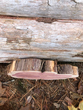 Load image into Gallery viewer, 11” Red cedar wood slice, tree slab, for centerpieces, wedding decor, large wood round