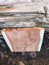 Load image into Gallery viewer, Raw Planed Red Cedar Plank Board 11.5” by 12” live edge