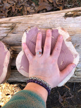 Load image into Gallery viewer, 2 set of 7” SANDED Red Cedar Wood Cookie Slice Slab Round Centerpiece Rustic Live Edge Wedding Crafts