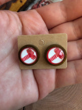 Load image into Gallery viewer, Marvel Inspired 12mm Thor Wooden Stud earrings