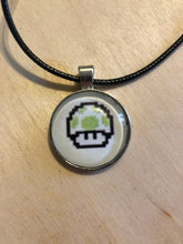 Load image into Gallery viewer, Nintendo Inspired Mario Mushroom Earrings With Sterling Silver Hooks