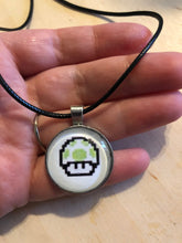 Load image into Gallery viewer, Nintendo Inspired Mario Mushroom Earrings With Sterling Silver Hooks