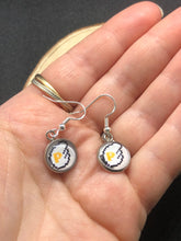 Load image into Gallery viewer, Nintendo Inspired P wing Mario Earrings With Silver Hooks