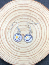 Load image into Gallery viewer, Nintendo Inspired P wing Mario Earrings With Silver Hooks