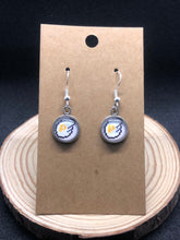 Load image into Gallery viewer, Nintendo Inspired P wing Mario Earrings With Silver Hooks