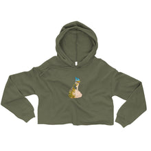 Load image into Gallery viewer, Block Island Beach Crop Hoodie