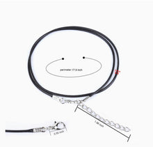 Load image into Gallery viewer, Nintendo Inspired Bubble Bobble 8-bit retro Necklace On Waxed Black Adjustable Cord Blue or Green Character Charms