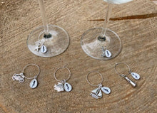 Load image into Gallery viewer, Beautiful Unique Jamestown Rhode Island Wine Charm Set of 6
