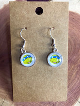 Load image into Gallery viewer, Ninja Turtles Inspired Earrings With Sterling Silver Hooks TMNT
