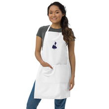 Load image into Gallery viewer, Block Island Embroidered Apron 8-bit Retro #biri Beach
