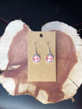 Load image into Gallery viewer, Marvel Inspired Scarlet Witch Wanda Earrings With Sterling Silver Hooks
