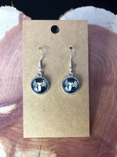 Load image into Gallery viewer, Marvel Inspired Venom Earrings with Sterling Silver Hooks
