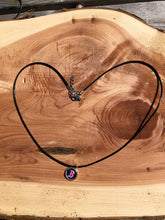 Load image into Gallery viewer, Boston Red Sox Inspired Necklace on Black Cord
