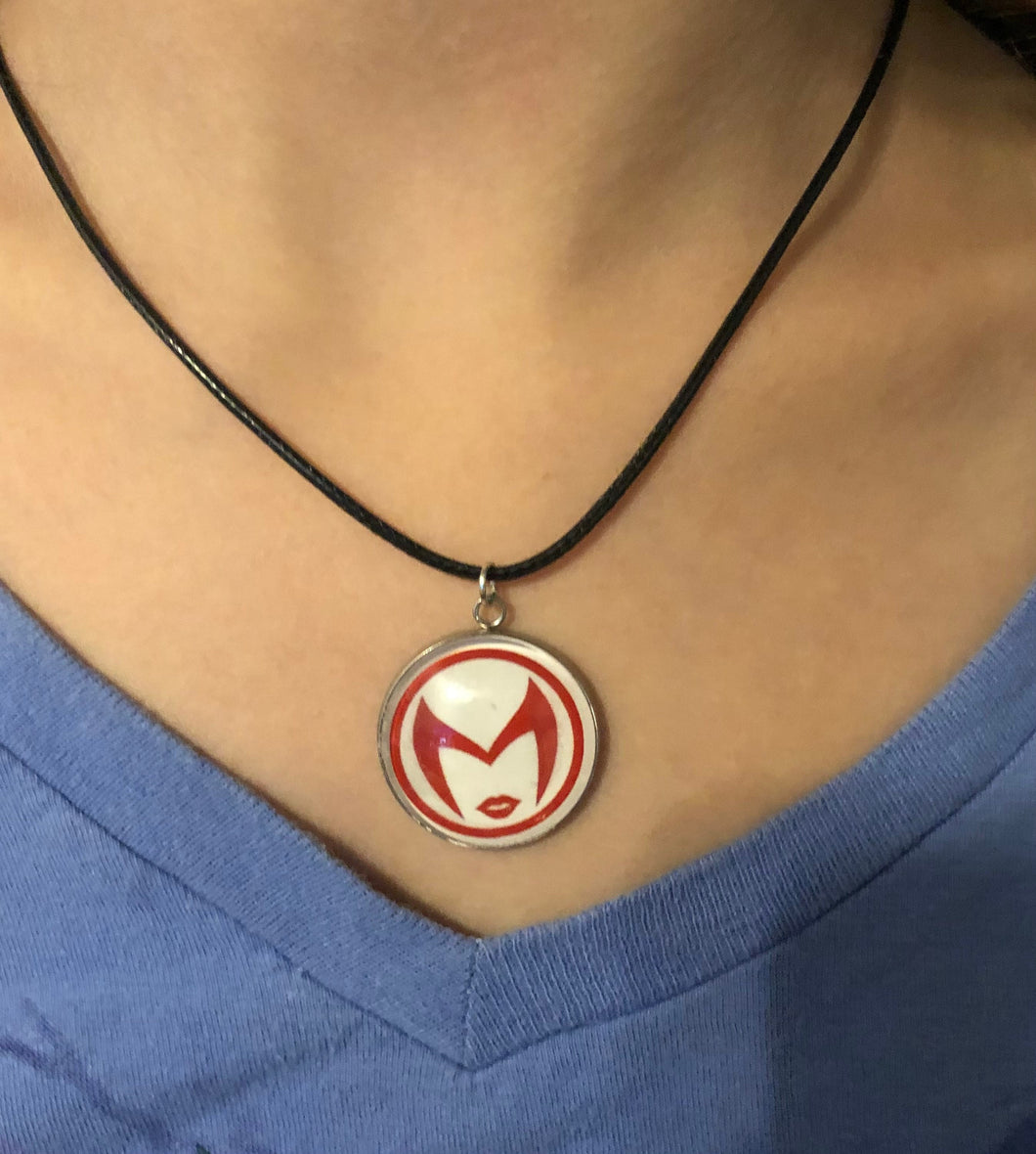 Marvel Inspired Scarlet Witch Wanda necklace