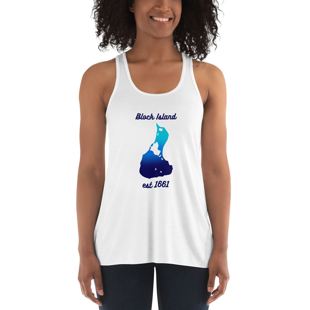 Block Island Women's Flowy Racerback Tank