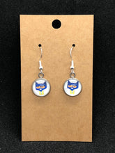 Load image into Gallery viewer, Pete The Cat Earrings With Silver hooks Teacher Gift Librarian Gift
