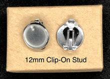 Load image into Gallery viewer, URI Rams Inspired 12mm Earrings Gift for Anyone, College, University Logo--4 Styles Available
