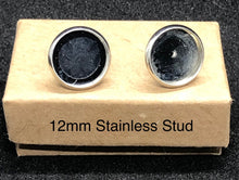 Load image into Gallery viewer, Wooden Stud Gizmo Earrings
