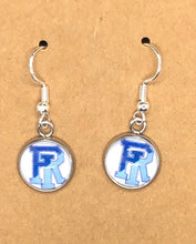 Load image into Gallery viewer, URI Rams Inspired 12mm Earrings Gift for Anyone, College, University Logo--4 Styles Available
