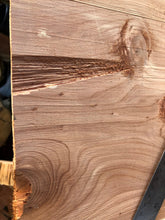 Load image into Gallery viewer, Raw Planed Red Cedar Plank Board 11.5” by 12” live edge
