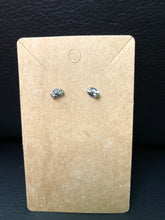 Load image into Gallery viewer, 12mm Wooden Soccer Stud earrings
