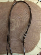 Load image into Gallery viewer, Handmade Wood-burned Block Island Necklace on adjustable cord
