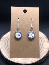 Load image into Gallery viewer, Nintendo Inspired P wing Mario Earrings With Silver Hooks
