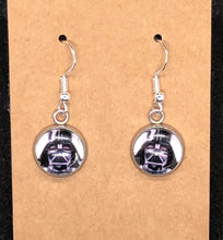 Load image into Gallery viewer, Star Wars Inspired Darth Vader Sci-Fi Dangle Earrings
