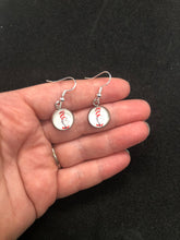 Load image into Gallery viewer, Dr. Seuss Inspired Cat In The Hat Dangle Earrings For Teachers Kids Librarians Gifts
