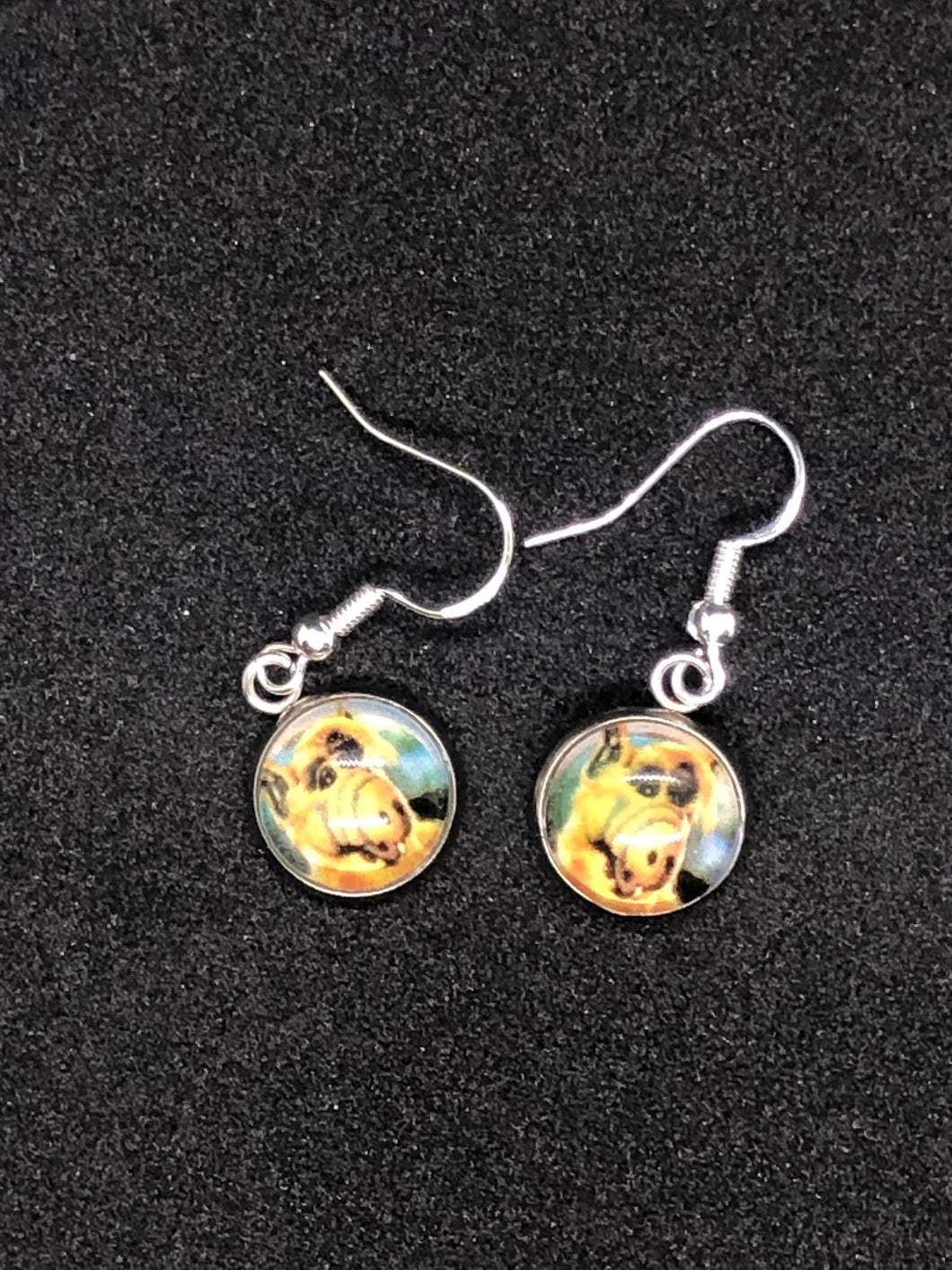 80’s Retro TV Alf Dangle 12mm Earrings